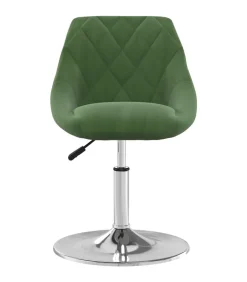 Sale Eetkamerstoelen draaibaar 2 st fluweel donkergroen Stoelen