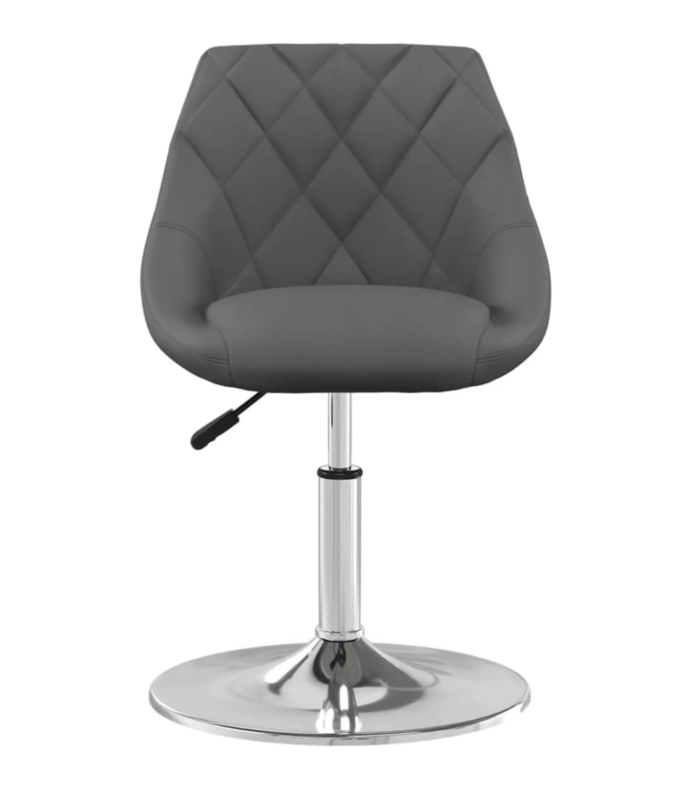 Eetkamerstoelen draaibaar 6 st fluweel donkergrijs Stoelen