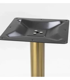 New Eettafel 60 x 60 cm met gouden voet en terrazzo/gouden coating Tafels