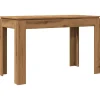 Sale Eettafel 120x60x76 cm bewerkt hout artisanaal eikenkleur Tafels