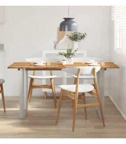 Hot Eettafel 154x80x76 cm massief acaciahout Tafels