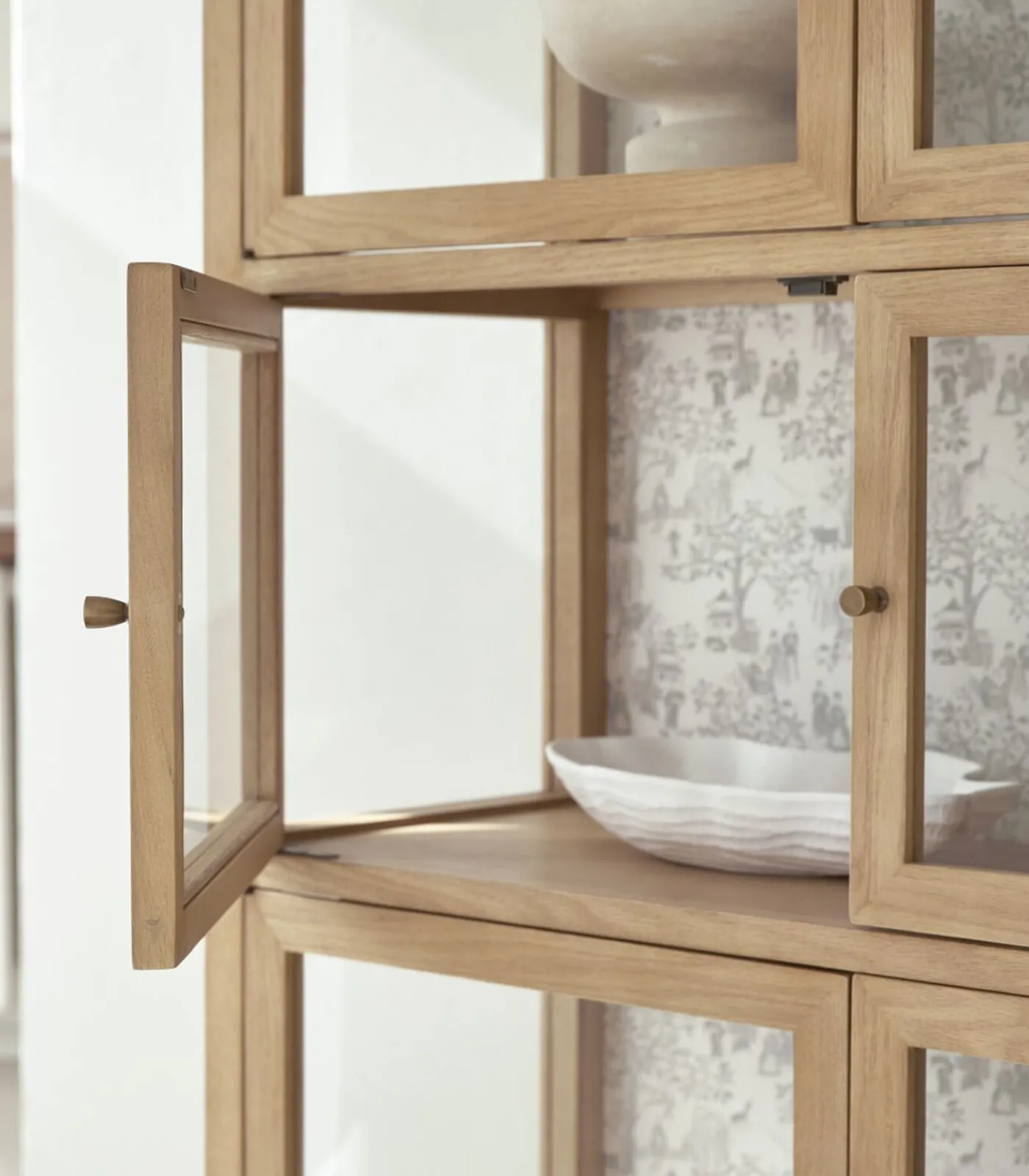 Discount Eiken vitrinekast 160 Tana Meubels