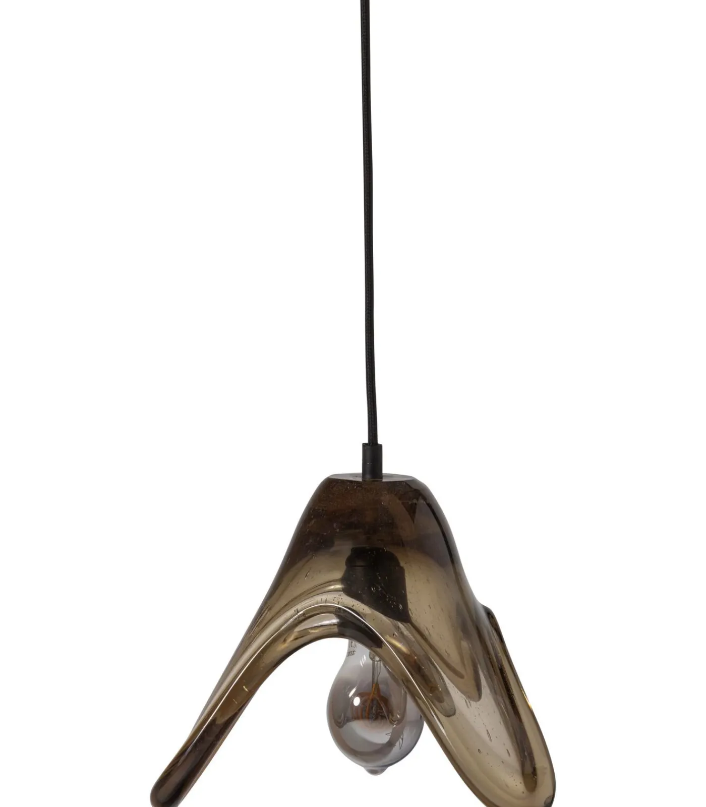 Sale Elle Hanglamp Groot - Glas - Groen - 17x25x22 Hanglampen