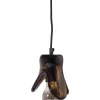 Outlet Elle Hanglamp Klein - Glas - Bruin - 12x14x13 Hanglampen