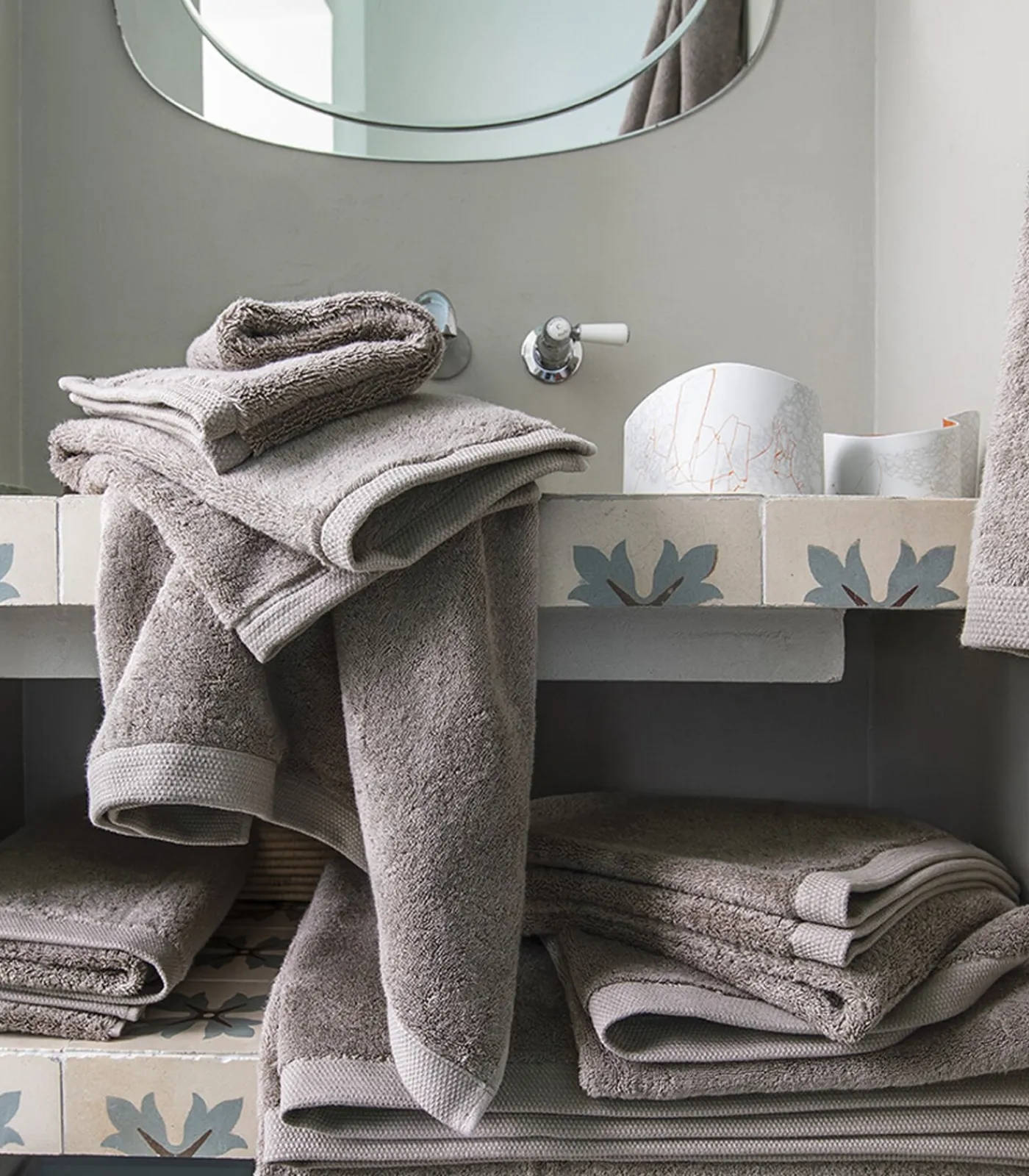 Online Ess-cadre - Effen badmat van biologisch katoen Bad-& Douchematten