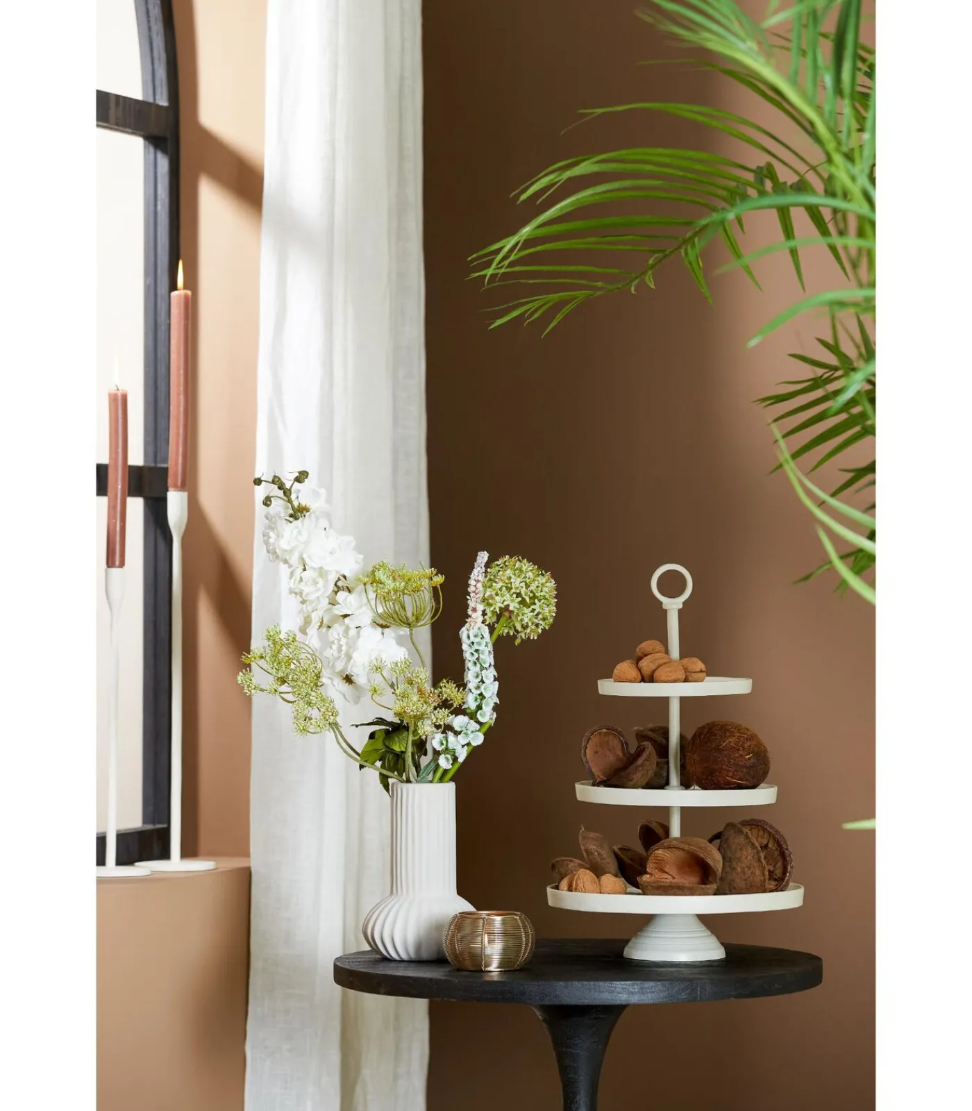 Outlet Etagère Marozu - Crème - 3 Laags Decoratie