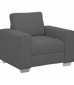Discount Fauteuil 60 cm corduroy stof donkergrijs Zetels