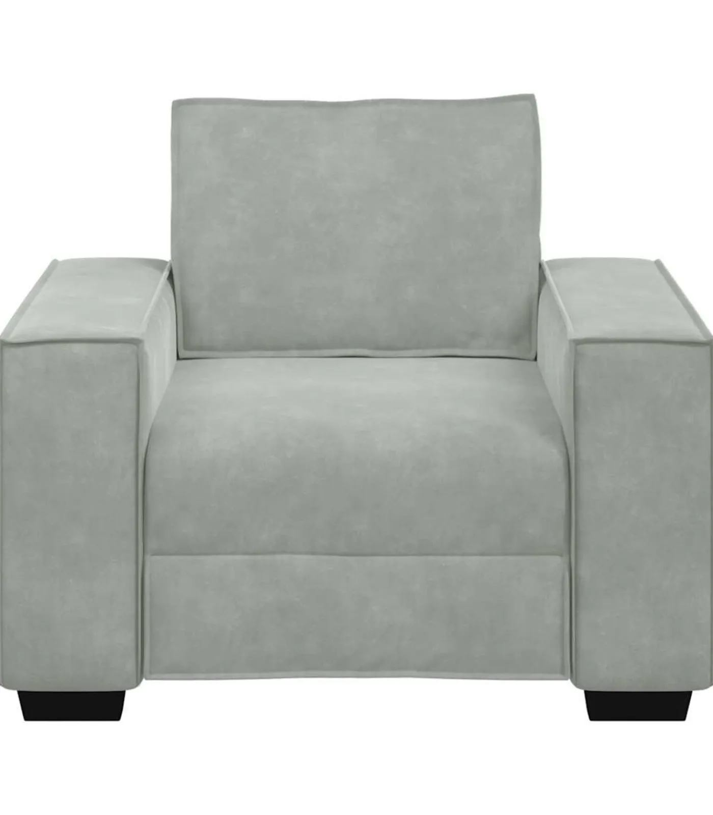 Hot Fauteuil 60 cm fluweel lichtgrijs Zetels