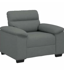 Hot Fauteuil 60 cm stof donkergrijs Zetels