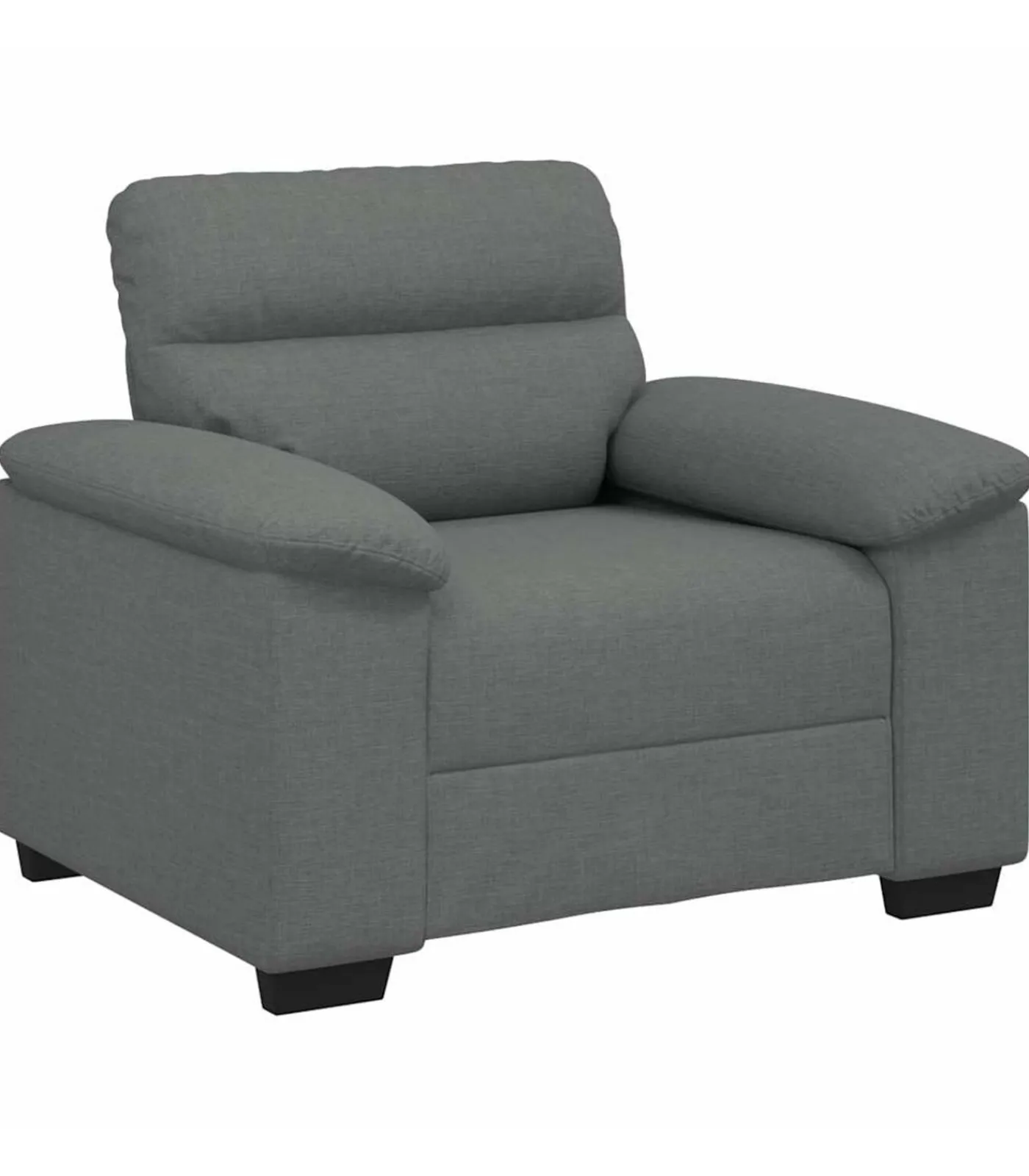 Hot Fauteuil 60 cm stof donkergrijs Zetels