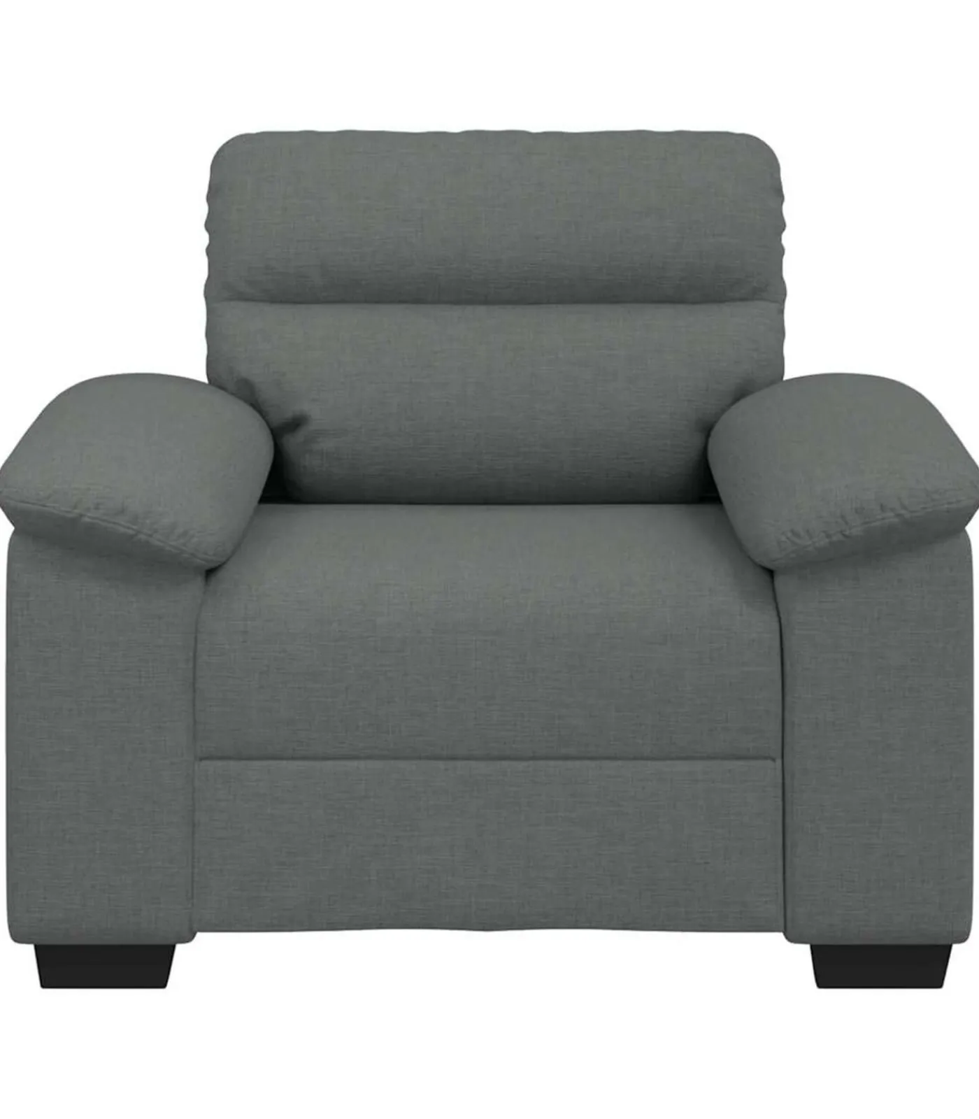 Hot Fauteuil 60 cm stof donkergrijs Zetels