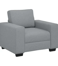 New Fauteuil 60 cm stof lichtgrijs Zetels