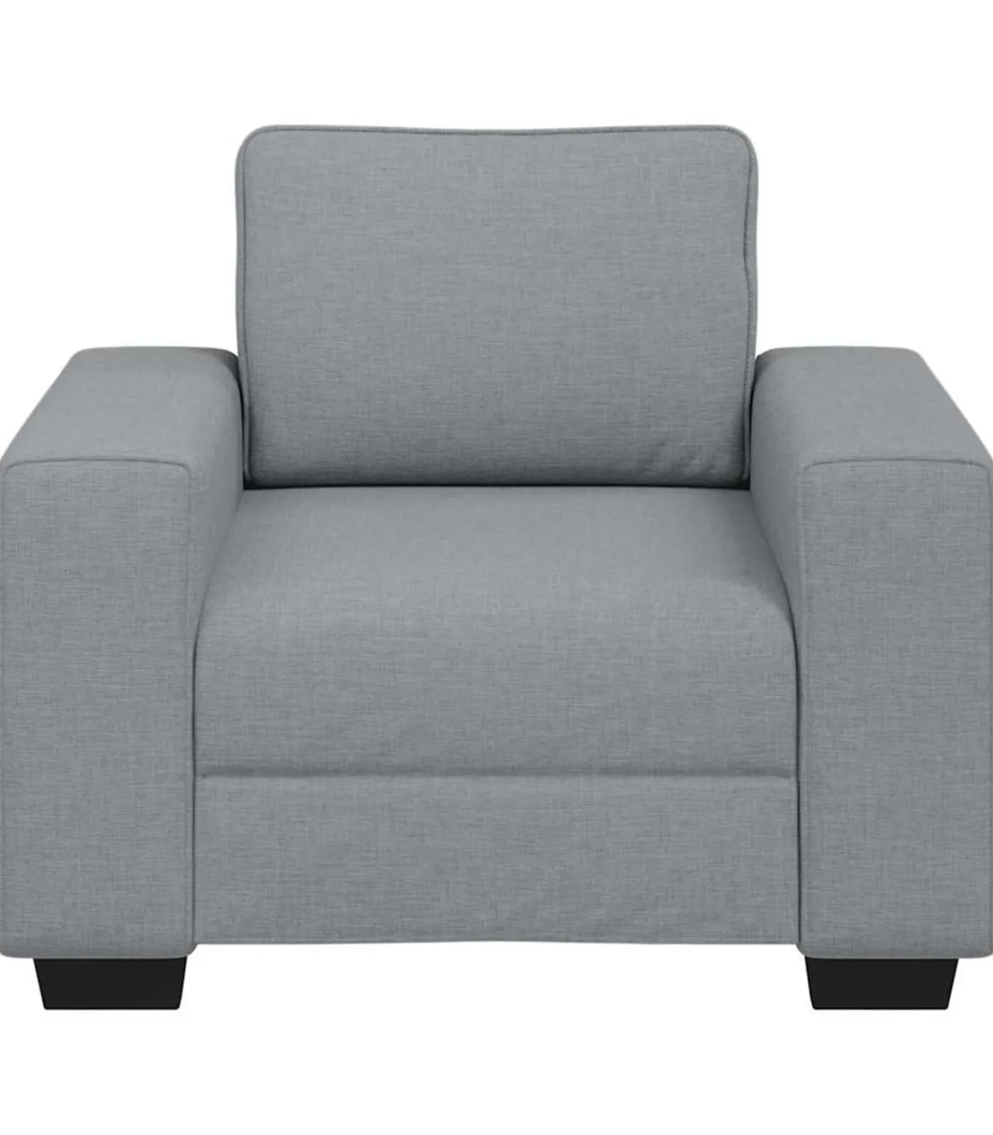New Fauteuil 60 cm stof lichtgrijs Zetels
