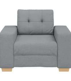 Best Fauteuil 60 cm stof lichtgrijs Zetels