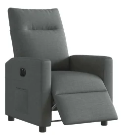 Discount Fauteuil elektrisch verstelbaar stof donkergrijs Zetels