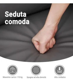 Discount Fauteuil verstelbaar elektrisch kunstleer grijs Zetels