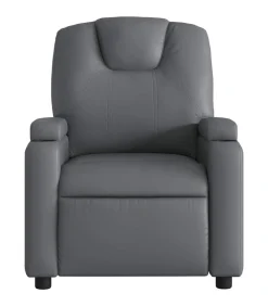 Sale Fauteuil verstelbaar kunstleer grijs Zetels