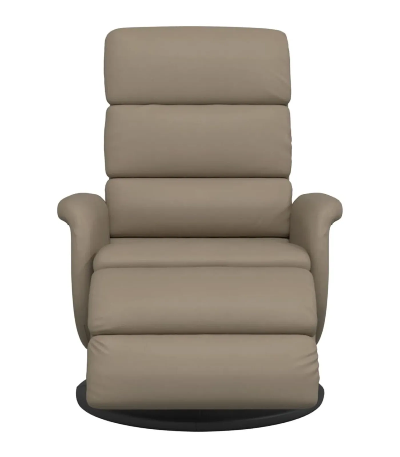 Best Fauteuil verstelbaar met voetensteun kunstleer cappuccinokleur Zetels