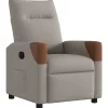 Clearance Fauteuil verstelbaar stof taupe Zetels