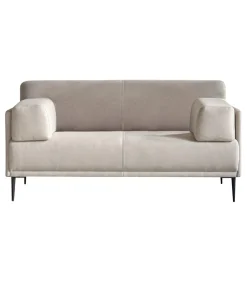 Online Finn - Stoffen 2-3-zitsbank, ecru Zetels