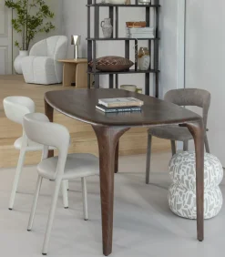 Sale Fiore Eettafel - Mango Hout - Walnoot - 76x190x95 Tafels