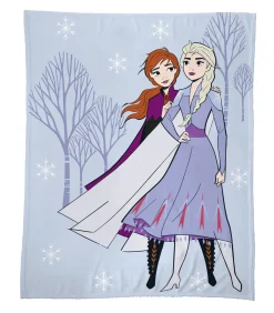 Best Fleecedeken bedrukt extra zachte 100% polyester, FROZEN 2 SISTERS Bedspreien