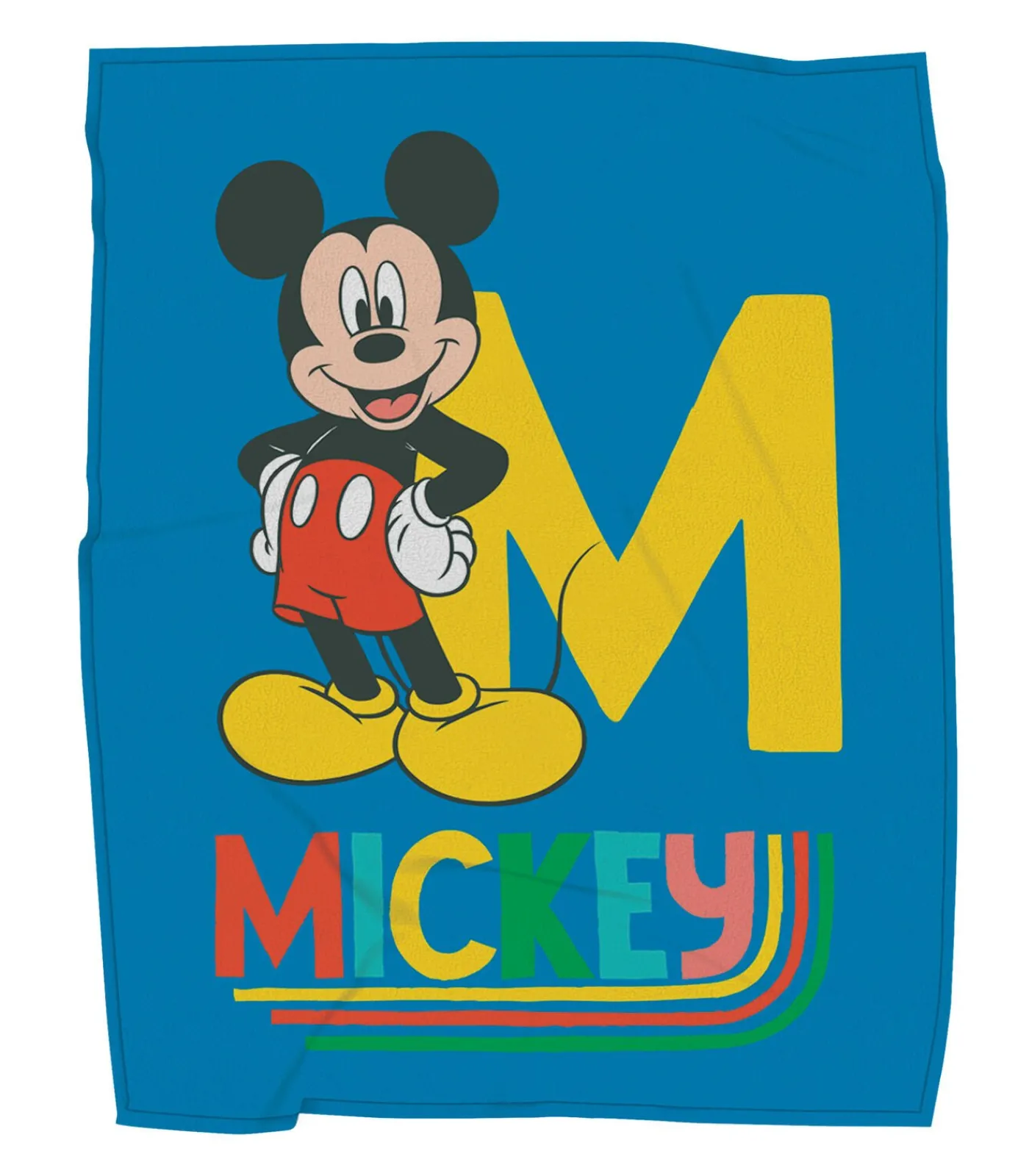 Hot Fleecedeken bedrukt extra zachte 100% polyester, MICKEY GOOD DAY Bedspreien
