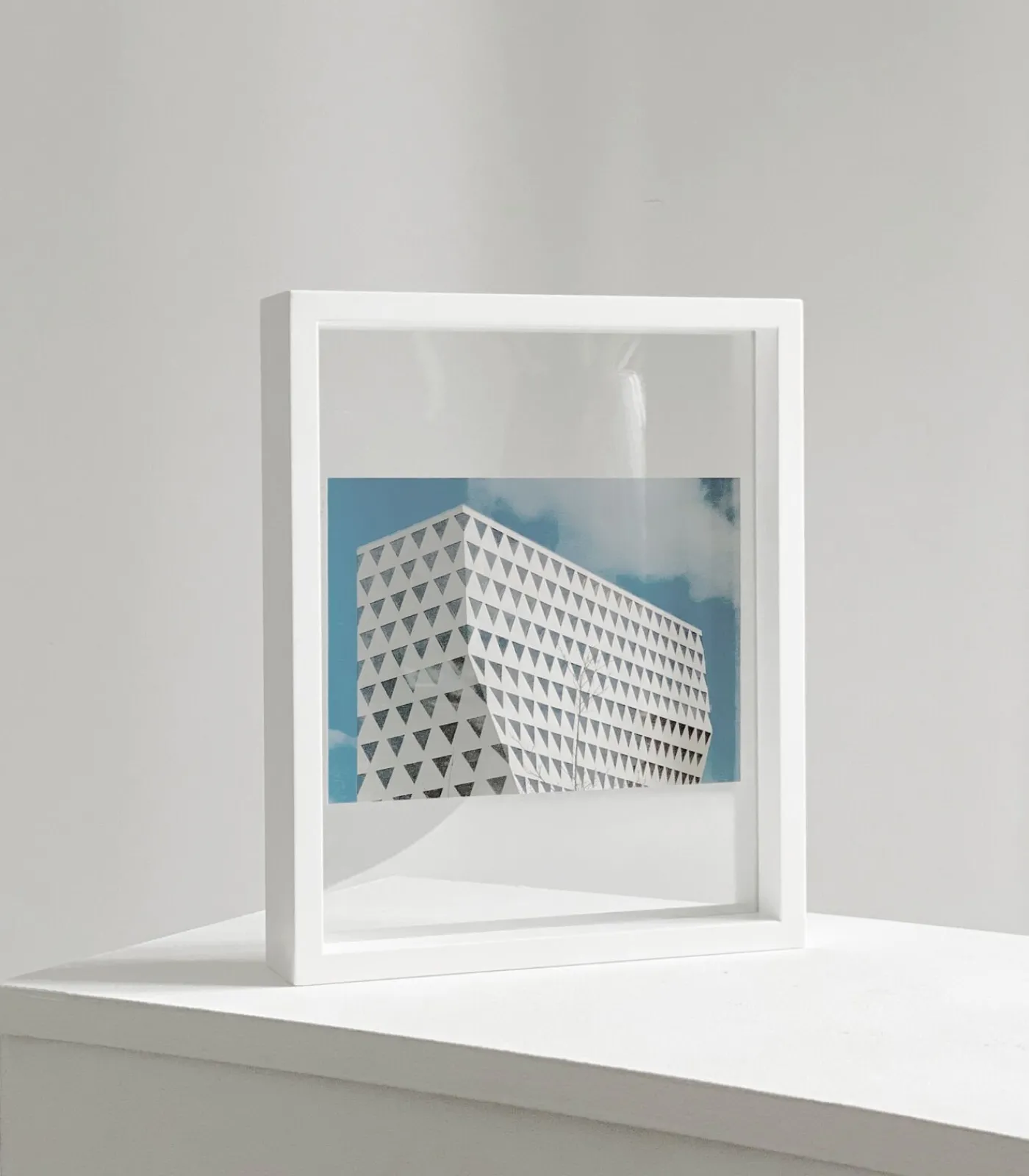 Clearance FLOATING Box 28 x 35.5 wit Fotolijsten