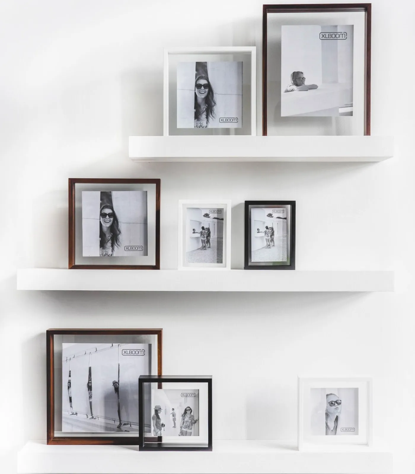 Clearance FLOATING Box 28 x 35.5 wit Fotolijsten