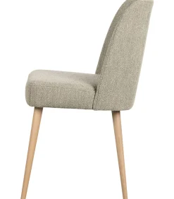 Online Force Eetkamerstoelen - Naturel - Grijs - Set van 6 Stoelen