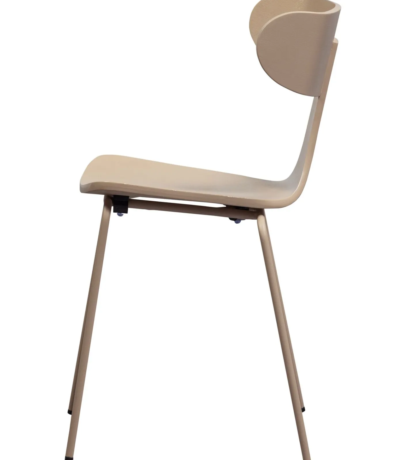 Sale Form Eetkamerstoelen - Hout/Metaal - Zand - Set van 6 Stoelen