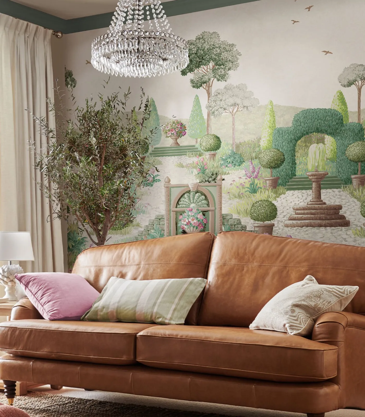 Discount Fotobehang Naunton Folly Fern Groen Wanddecoratie