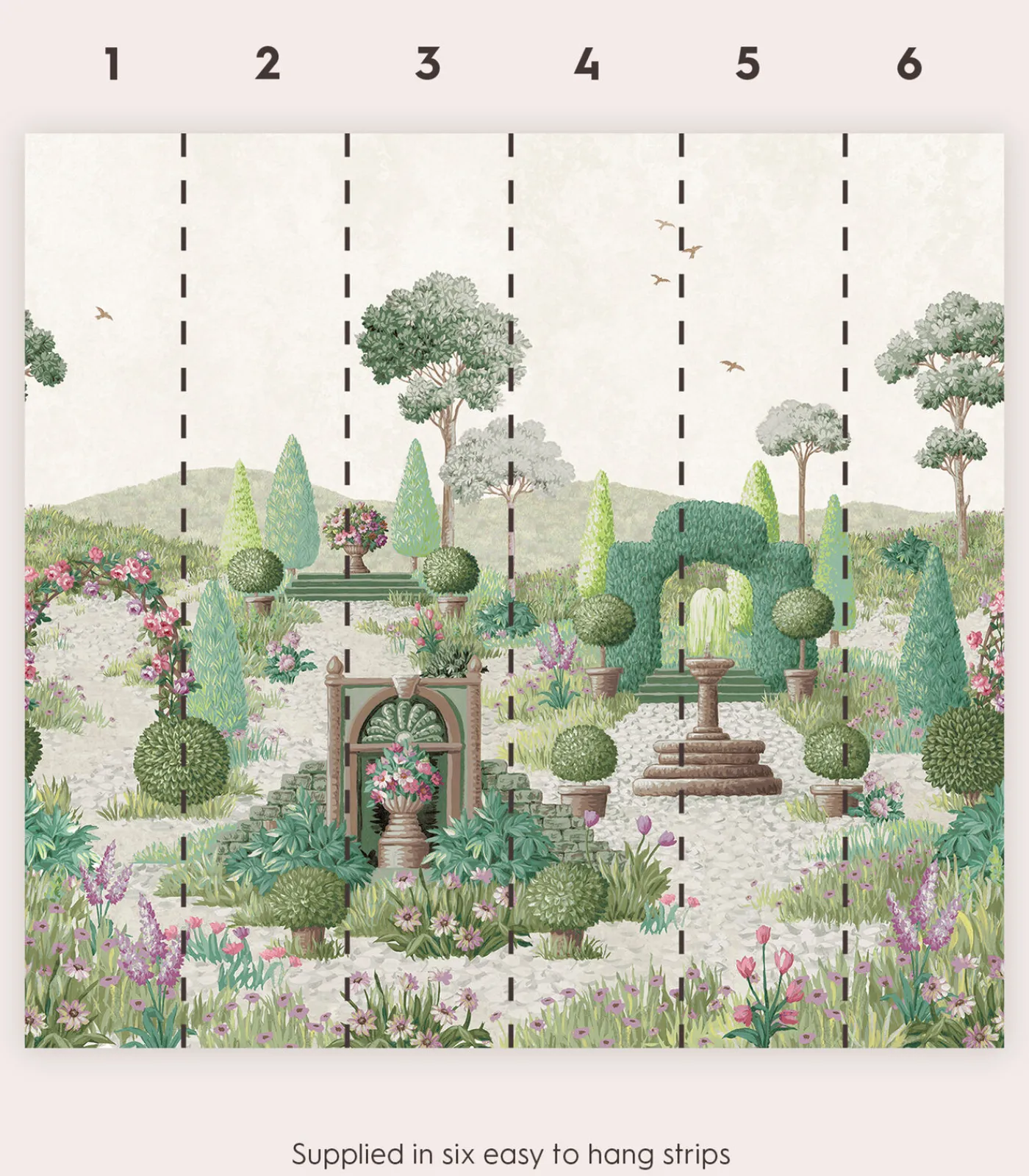 Discount Fotobehang Naunton Folly Fern Groen Wanddecoratie