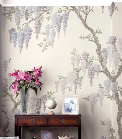 Online Fotobehang Wisteria Garden Wanddecoratie
