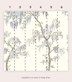 Online Fotobehang Wisteria Garden Wanddecoratie