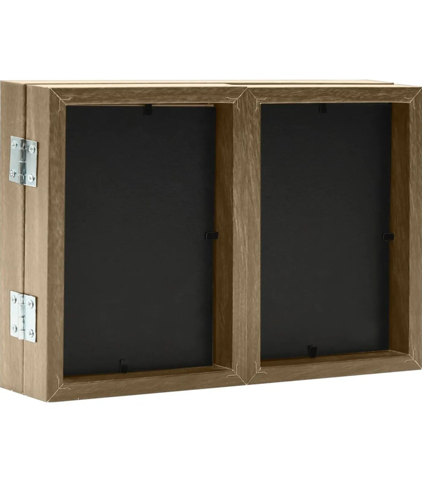 Online Fotolijst drieluik 28x18 cm+2x(13x18 cm) lichtbruin Fotolijsten