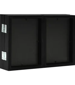 Sale Fotolijst drieluik 28x18 cm+2x(13x18 cm) zwart Fotolijsten