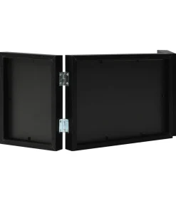 Outlet Fotolijst drieluik 22x15 cm+2x(10x15 cm) zwart Fotolijsten