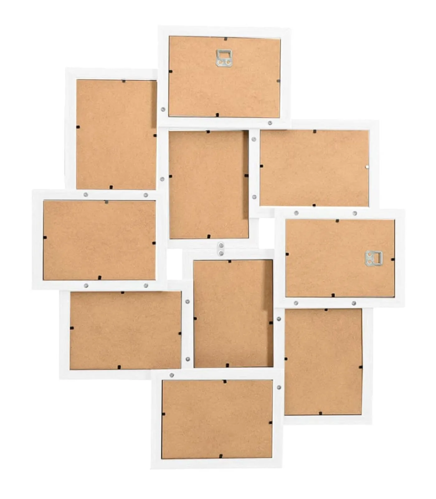 Online Fotolijst voor 10x(10x15 cm) foto MDF wit Fotolijsten