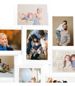 Clearance Fotolijst voor 10x(13x18 cm) foto MDF wit Fotolijsten