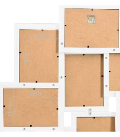 Clearance Fotolijst voor 10x(13x18 cm) foto MDF wit Fotolijsten