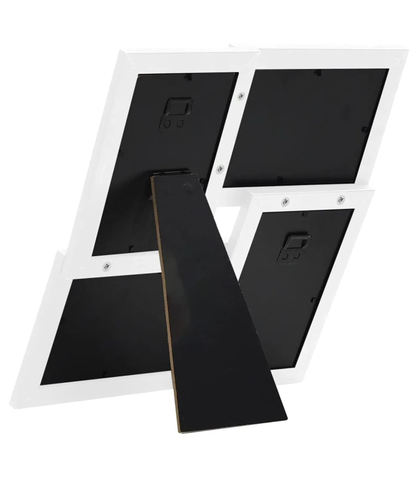 Best Fotolijst voor 4x(10x15 cm) foto MDF wit Fotolijsten