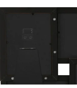 Outlet Fotolijst voor 4x(13x18 cm) foto MDF zwart Fotolijsten