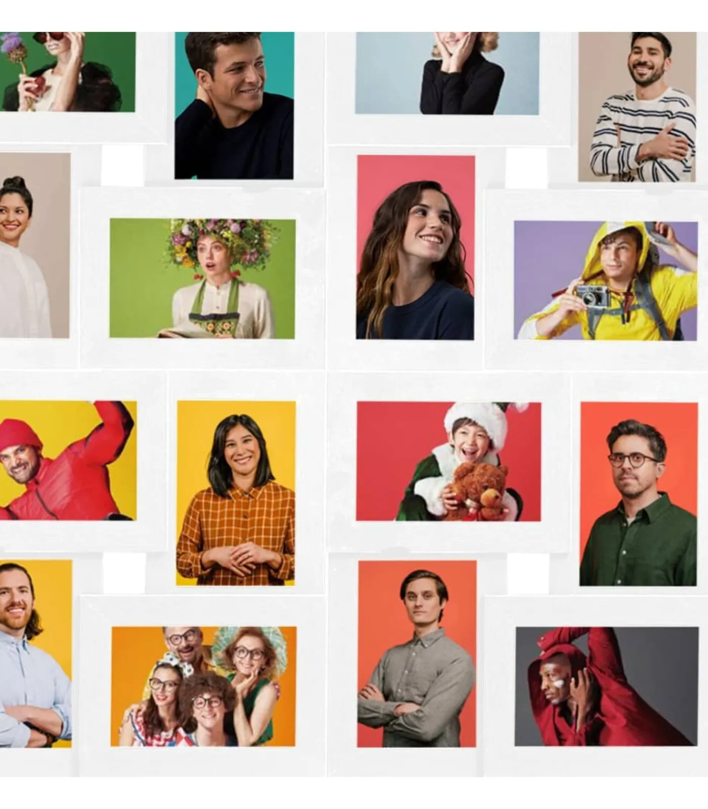 New Fotolijst voor 24x(13x18 cm) foto MDF wit Fotolijsten