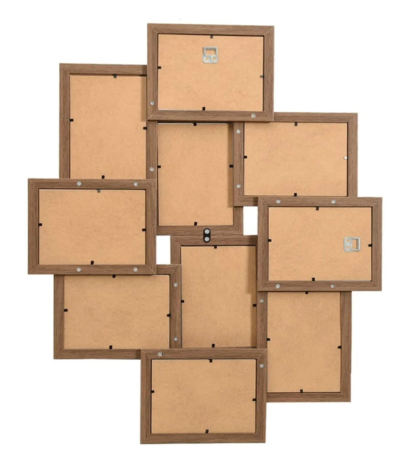 Outlet Fotolijst voor 10x(10x15 cm) foto MDF lichtbruin Fotolijsten