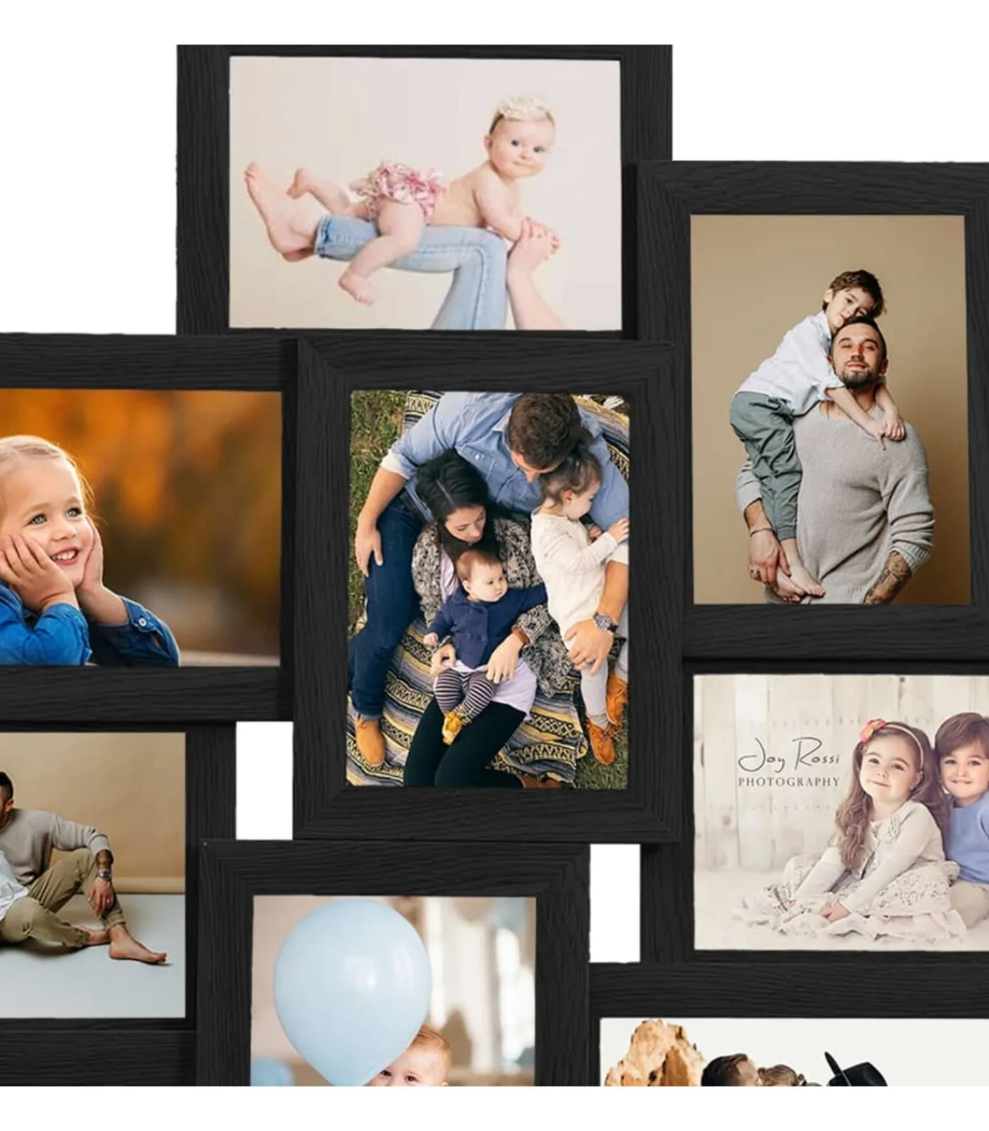 Hot Fotolijst voor 10x(10x15 cm) foto MDF zwart Fotolijsten