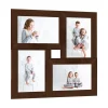 Sale Fotolijst voor 4x(13x18 cm) foto MDF donkerbruin Fotolijsten