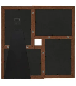 Sale Fotolijst voor 4x(13x18 cm) foto MDF donkerbruin Fotolijsten