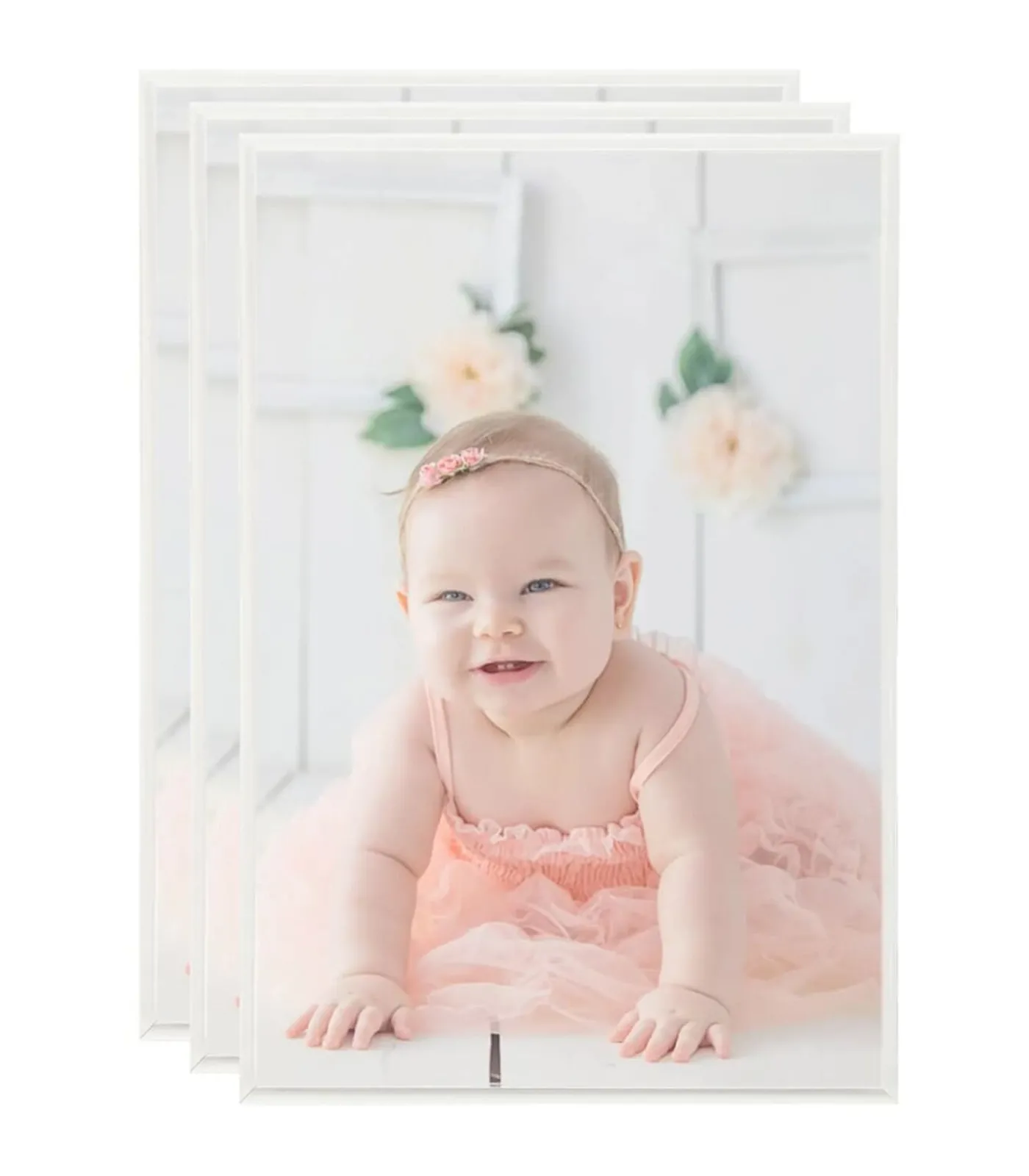 Sale Fotolijsten 3 st voor tafel 21x29,7cm MDF zilverkleurig Fotolijsten