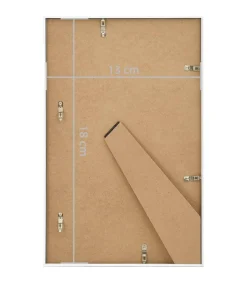 Fotolijsten 3 st voor tafel 13x18 cm MDF wit Fotolijsten